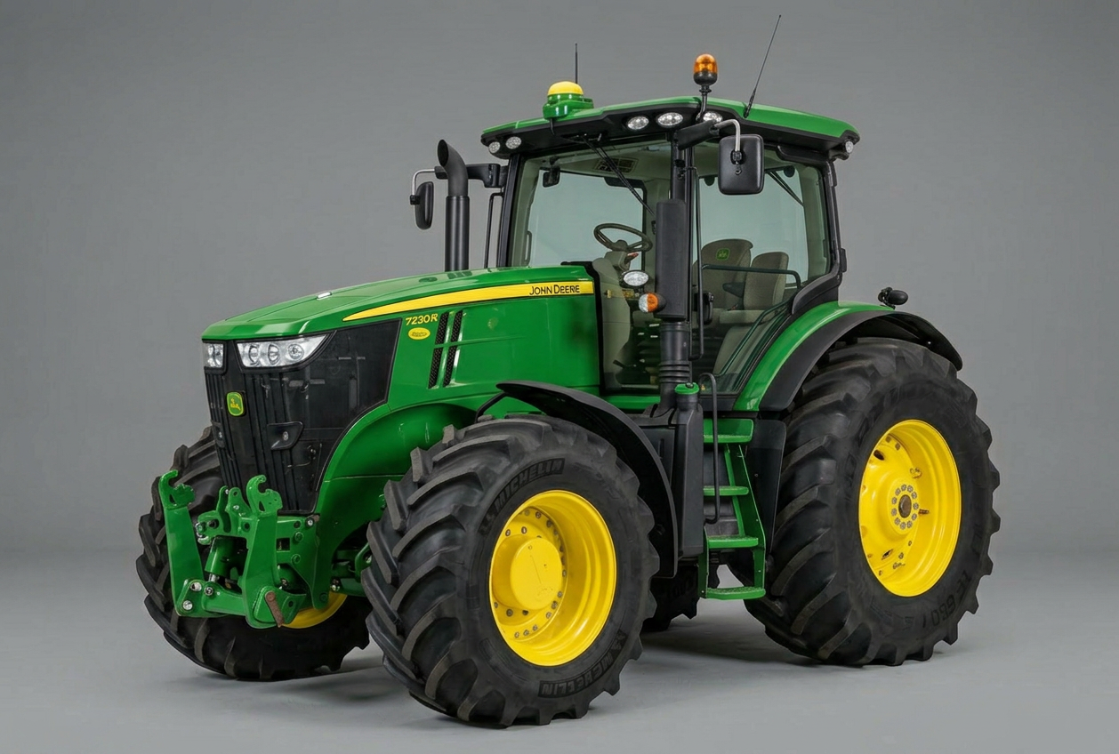 Tracteur John Deere 7230R avec GPS SF1