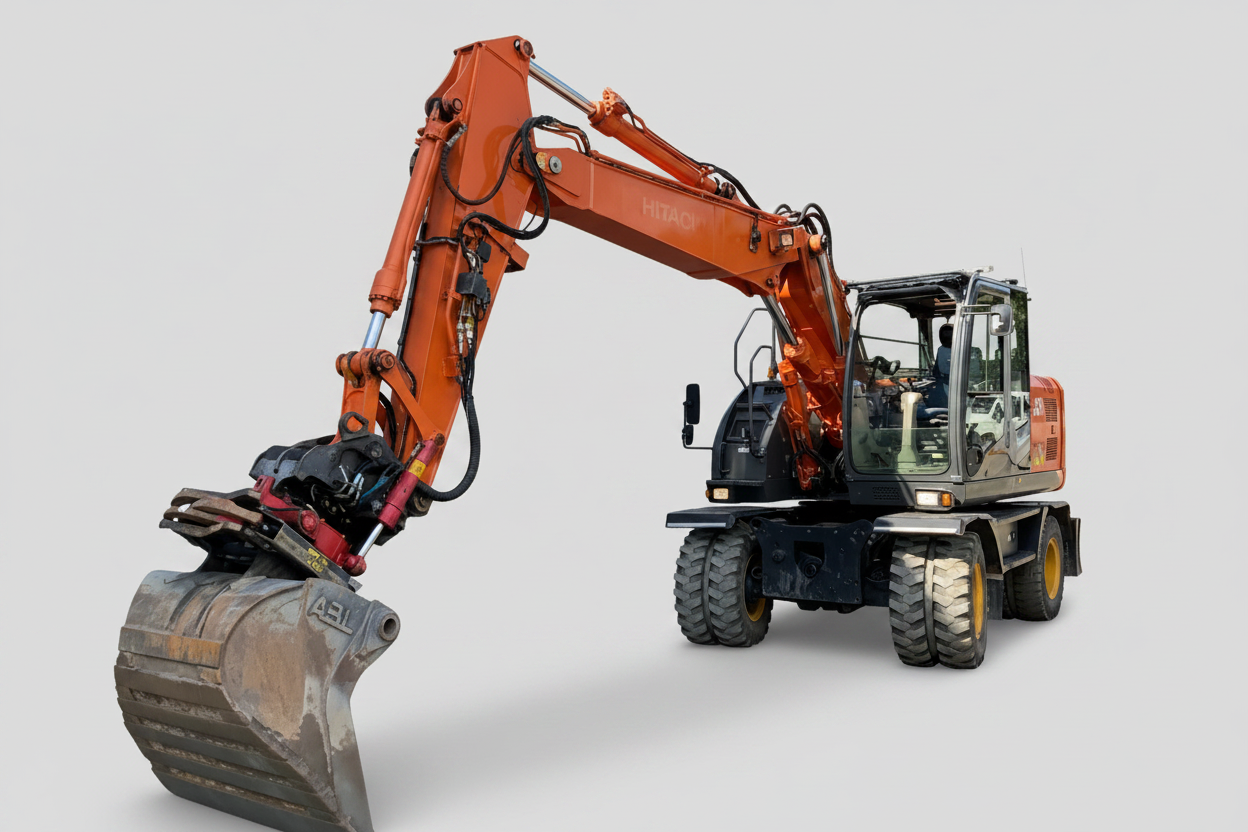 Hitachi Zaxis 145W-3-Excavatrice D'Occasion à Vendre