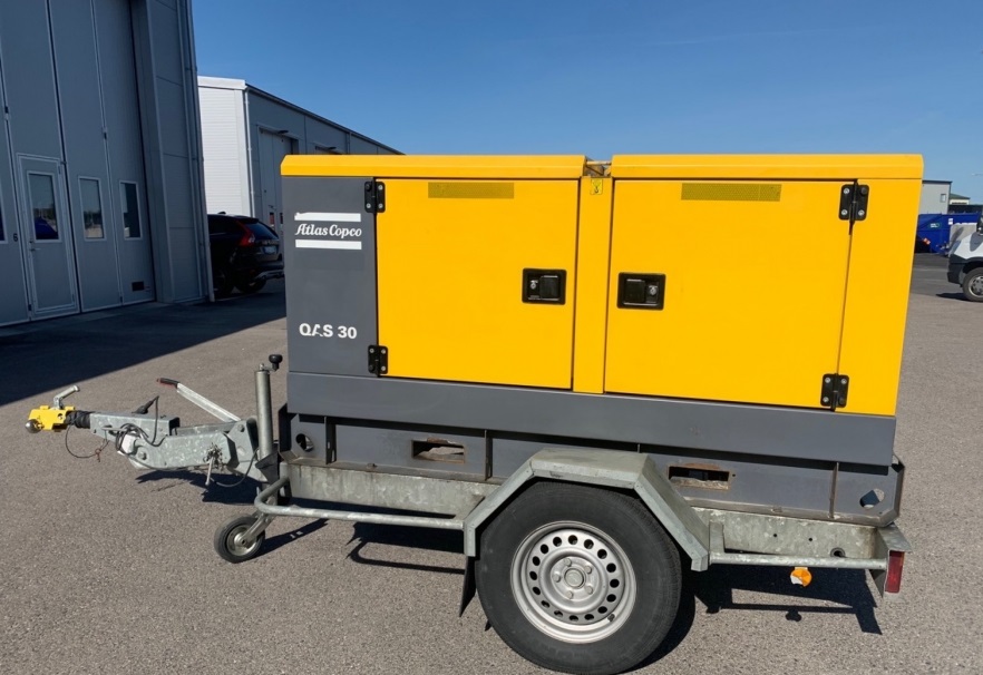 Générateur Diesel Atlas Copco QAS 30 — Compresseurs et Générateurs d'occasion à Vendre – Image 3