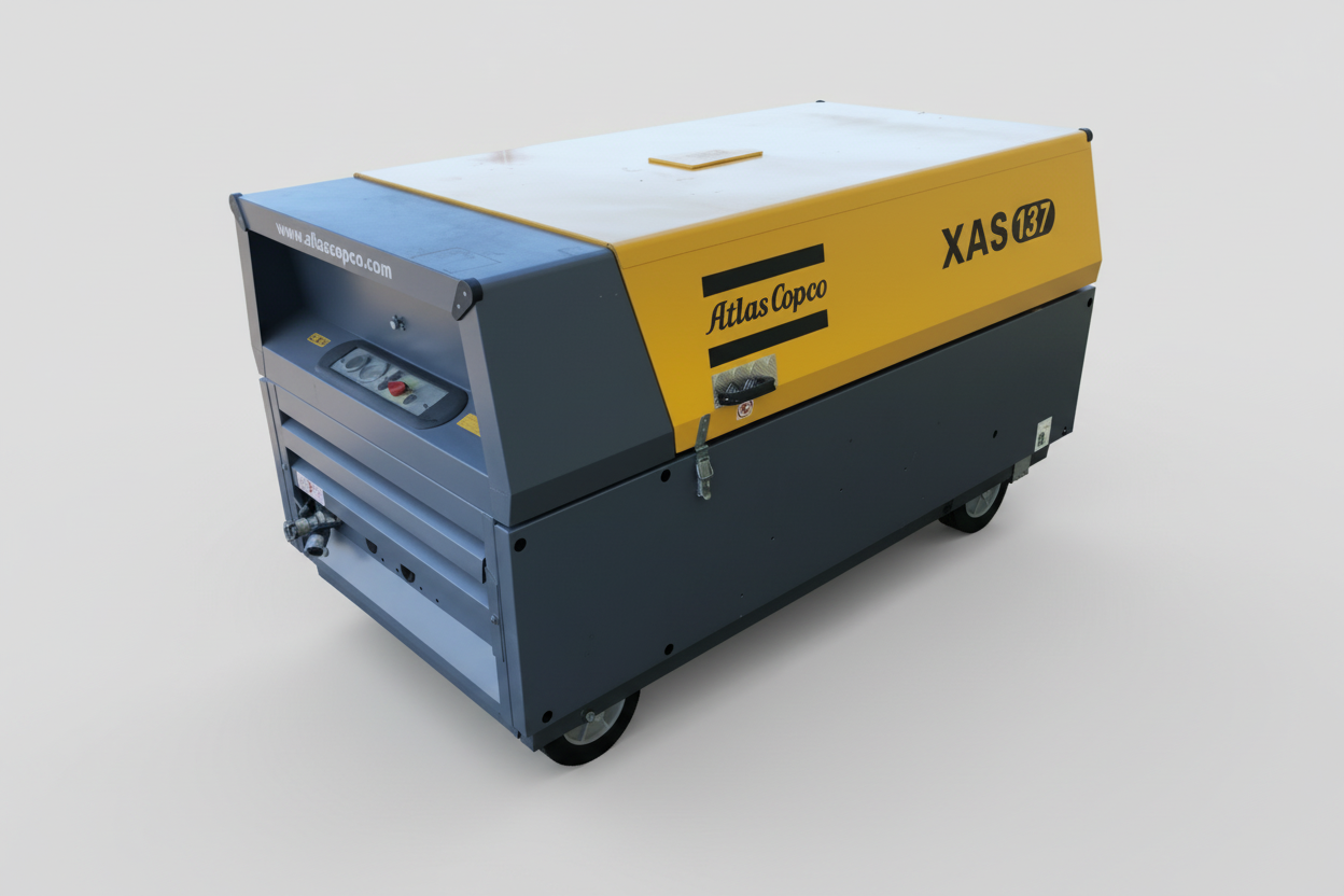 Atlas Copco XAS 137 — Compresseurs et Générateurs d'Occasion à Vendre